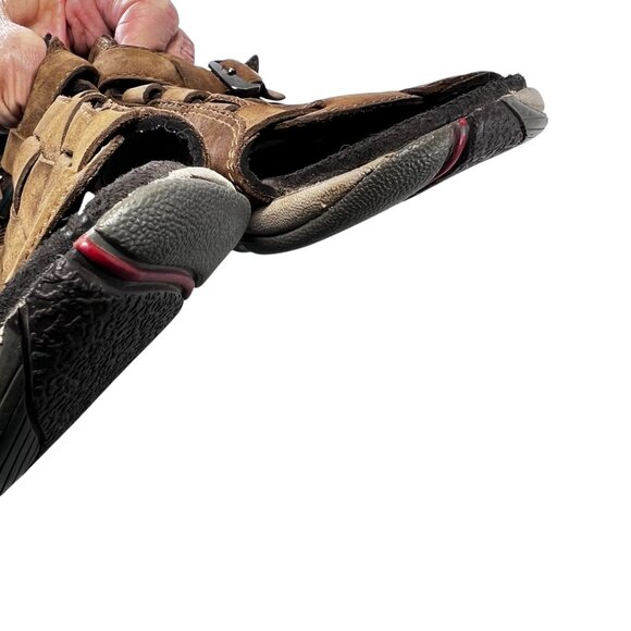 Merrell Brava II Womens Brown Leather Fisherman Sandals Sz 7 Adjustable Buckles - Picture 12 of 13